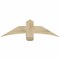 Ekena Millwork Bellingham Rough Sawn Timber Gable Bracket, Douglas Fir, 48"W x 14"H x 6"D x 6"F, 7/12 Pitch GBW048X14X0606BEL00RDF - alternate 1